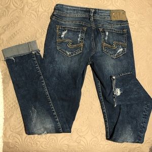 Silver Suki Mid-Skinny